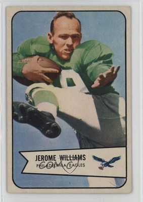1954 Bowman Jerry Williams Jerome Williams #104 0a5t