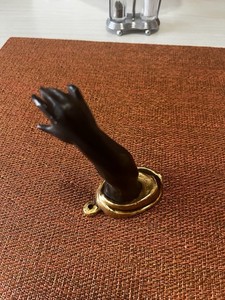 Blackamoor Hand/Arm Wall Sculpture Hook – Surreal Hand Coat Hanger Art-A