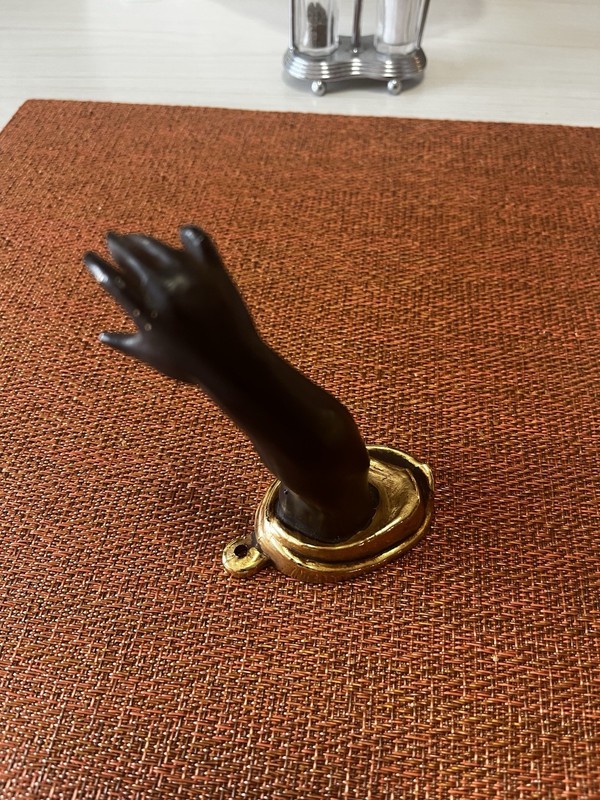Blackamoor Hand/Arm Wall Sculpture Hook – Surreal Hand Coat Hanger Art-A