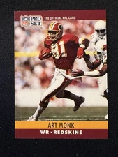 1990 Pro Set - Art Monk #328 Washington Redskins