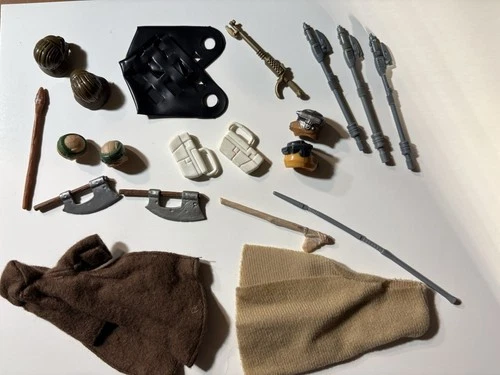 3 3/4 in. VINTAGE STAR WARS KENNER 1980's ACCESSORIES LOT OF 19 - @@@@LOOK CLOSE