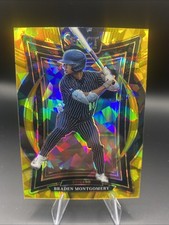 2025 select baseball braden montgomery cracked ice gold #70  10/10 White Sox