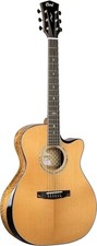 Cort 6 String Acoustic-Electric Guitar, Right, Natural Glossy, Full...