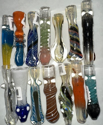 #ad #ad 😎 8 PCS 🧡TOBACCO SMOKING PIPE ONE HITTER GLASS CHILLUM 💚 RANDOM COLOR $19.99