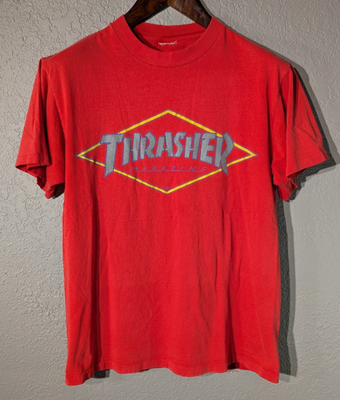 Vintage Thrasher Magazine 80s Single Stitch Men's M T-Shirt