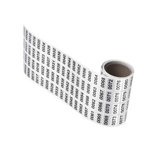 1PCS 1 to 1000 Consecutive Number Number Stickers Black