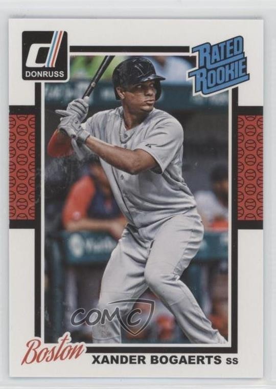 2014 Panini Donruss Rated Rookie Xander Bogaerts #44 Rookie RC 11gl