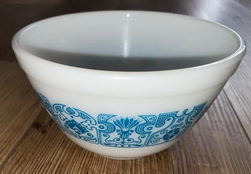 Blue And White 6 Inch Pyrex Bowl