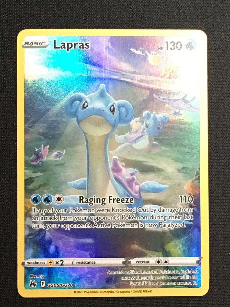 Pokémon TCG, Lapras GG05/GG70 - Crown Zenith NM-M | eBay