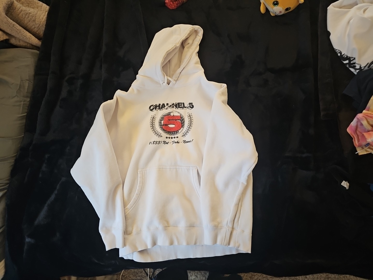 Channel 5 With Andrew Callaghan Pullover Official… - image 1