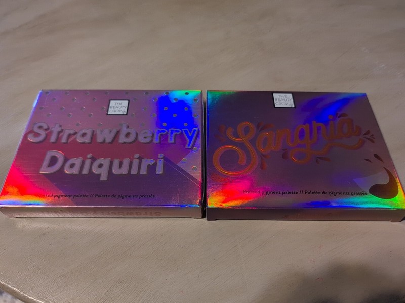 The Beauty Crop Strawberry Daiquiri & Sangria Eyeshadow Palette New Lot Of 2