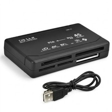 Official Memory Card Reader Mini 26-IN-1 USB 2.0 High Speed For CF xD SD MS SDHC