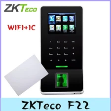 ZKTeco F22 WIFI+IC TCP/IP Biometric Fingerprint Time Attendance Access Control