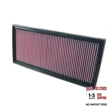 Engine Air Filter: Increase Power Acceleration, Washable, Premium,