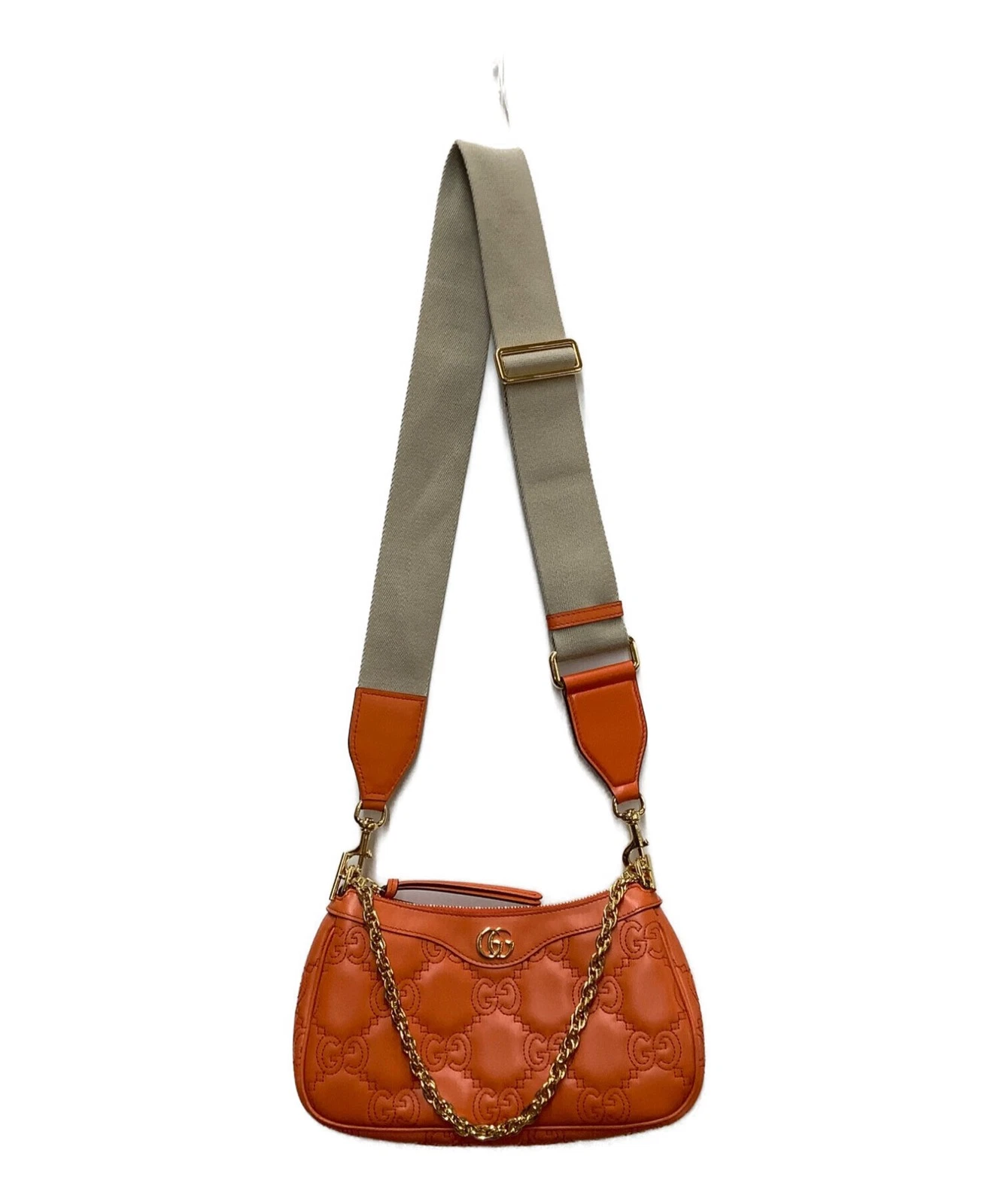 Sac à main GUCCI 2WAY 735049 orange bandoulière