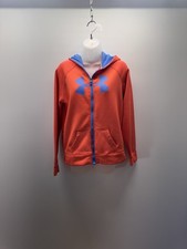 UNDER ARMOUR STORM Hoodie YLG Loose Cold Gear Tangerine Orange Sweatshirt No Tag