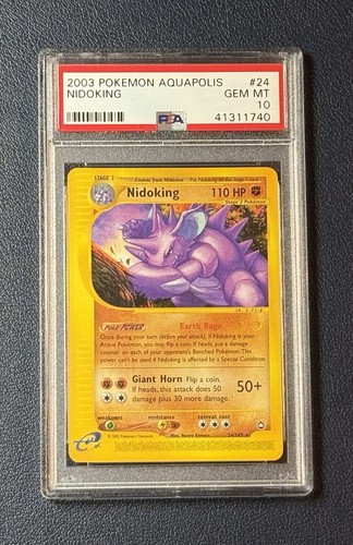 Nidoking graded PSA 10 for sale on eBay