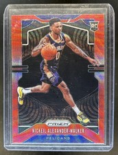 2019-20 Panini Prizm Nickeil Alexander-Walker RC Prizm Ruby Wave #263 Pelicans