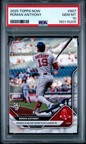 2025 Topps Now 607 Roman Anthony