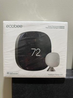 ecobee Smart Thermostat Premium with Siri and Built-In Air Quality Monitor