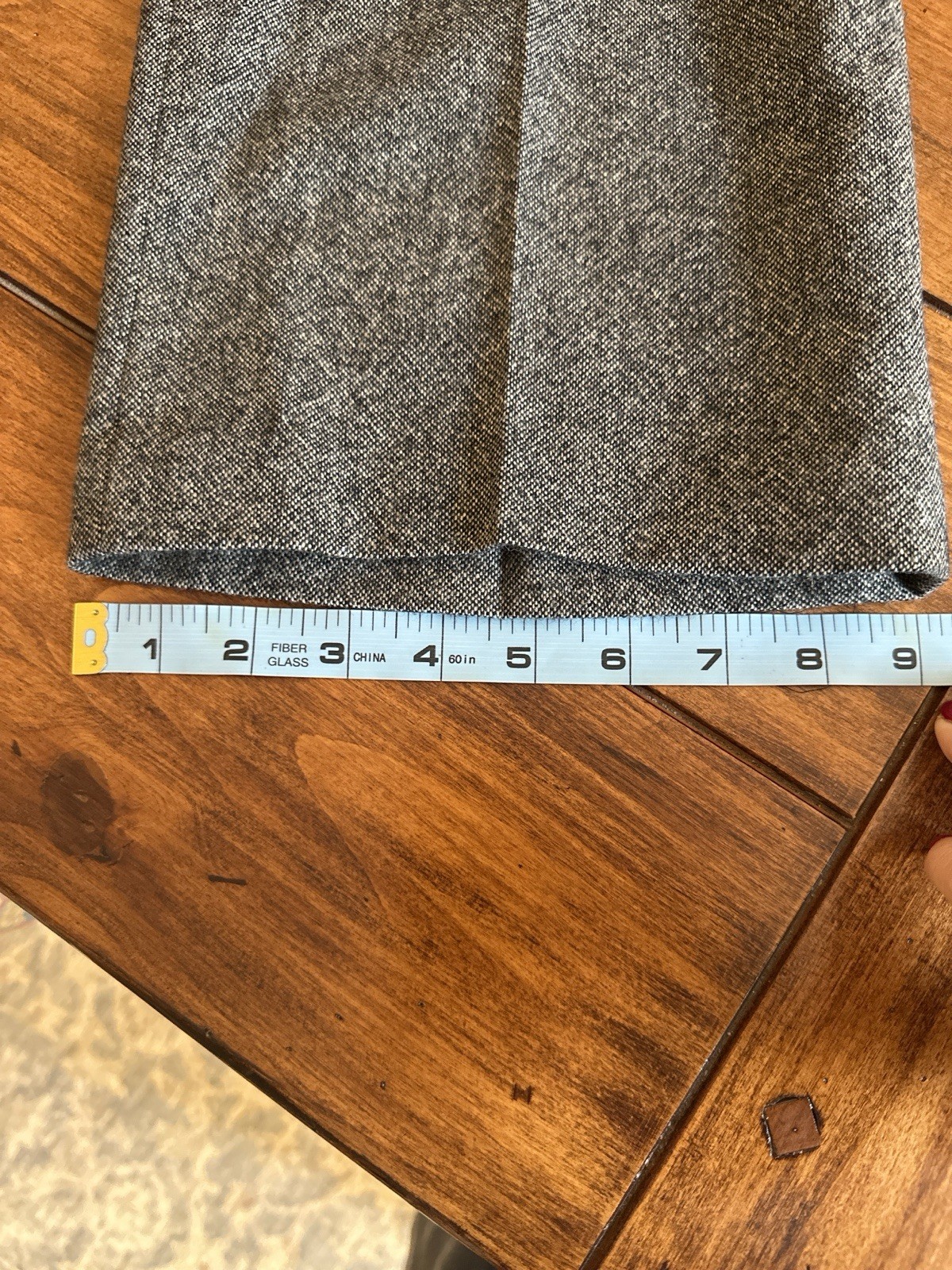 Barbara Bui Initials Wool Pants Gray Embroidered … - image 14