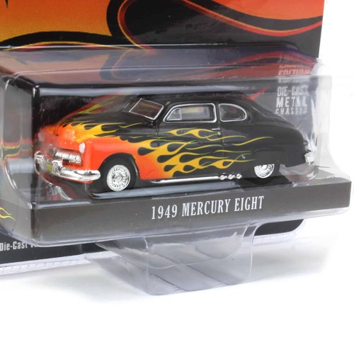 1/64 1949 Mercury Eight Coupé 2 Porte, Nero Con Fiamme Hobby Esclusivo GLT30435 - Foto 3 di 4