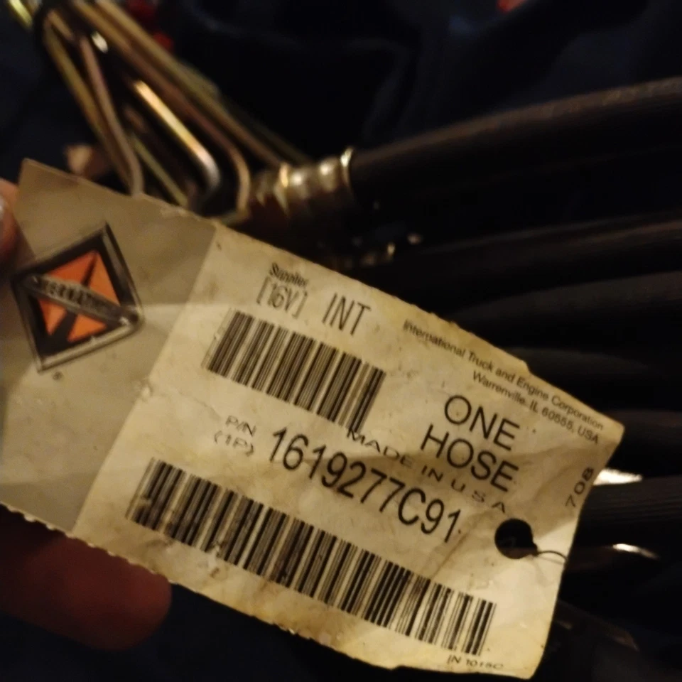 Manguera de freno hidráulica International 1619277C91 NOS Foto 2 de 2
