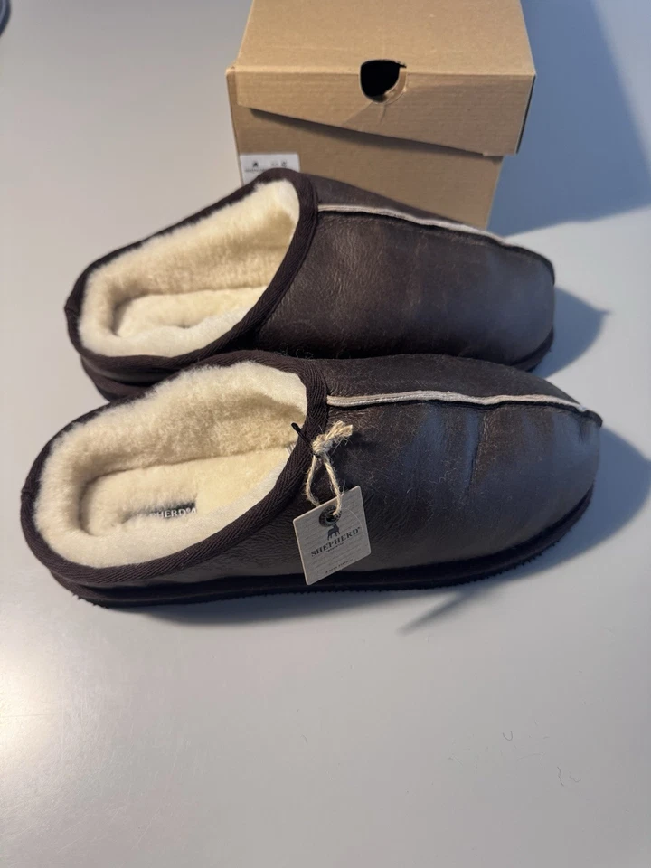 Shepherd Of Sweden Men’s Sheepskin Slippers - Martin - Size 9 Uk - Image 3 of 4