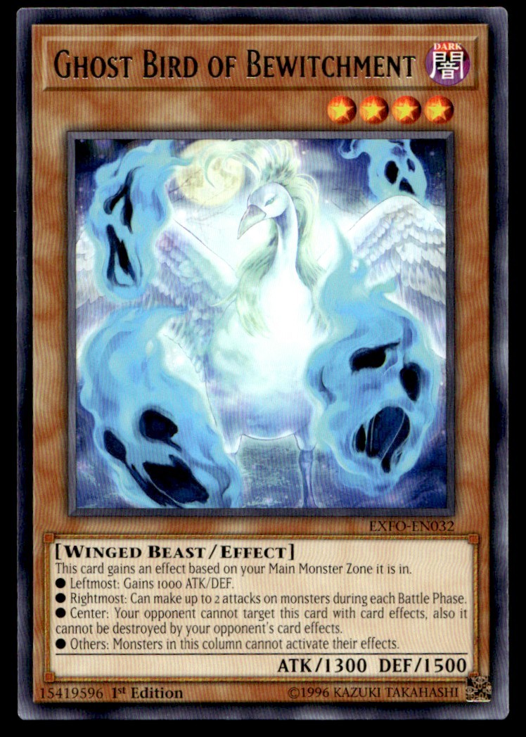 Ghost Bird of Bewitchment - EXFO-EN032 - 1st Edition - YuGiOh 