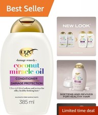 Coconut Miracle Oil Conditioner - Hydrating 385ml for Silky, Healthy Hair 18.16 per litre