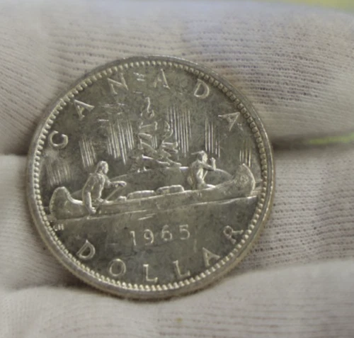 1965 Canada Silver Dollar $1 .800 Nice Unc