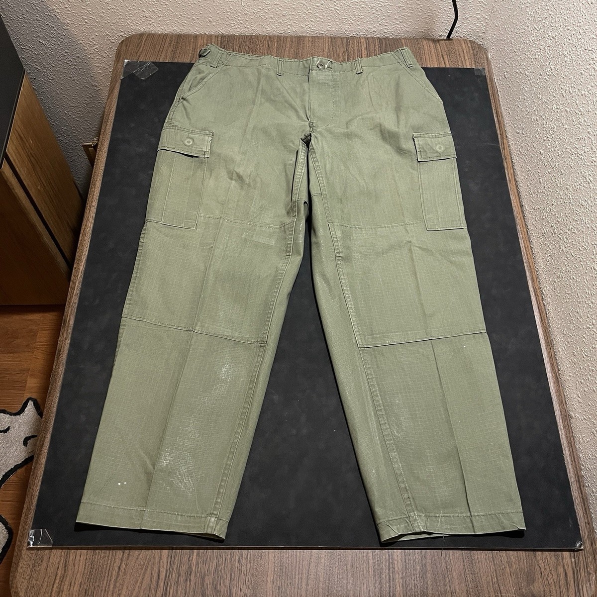 Vintage Military Pants OG107 P58 1960s USMC OG-107 Sateen