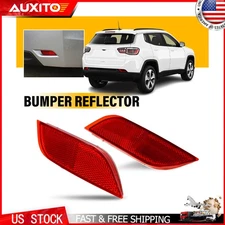 For Subaru Impreza Premium 2010-2016 Rear Bumper Reflector Pair Red Lens Lights