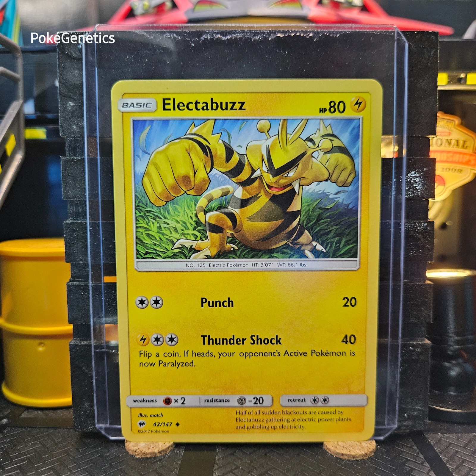 Electabuzz Burning Shadows Pokémon TCG 42/147 Sun & Moon Uncommon