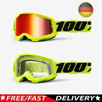 100 % Prozent Brille Strata2 Motocross Enduro Downhill Cross Mtb Dh Bmx Mx DE