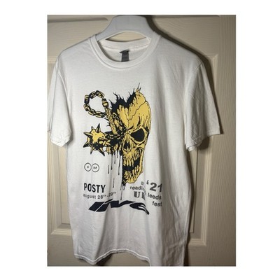 Post Malone - Unisex T Shirt - Medium - Leeds&reading Ex Tour Shirt 2021 merch