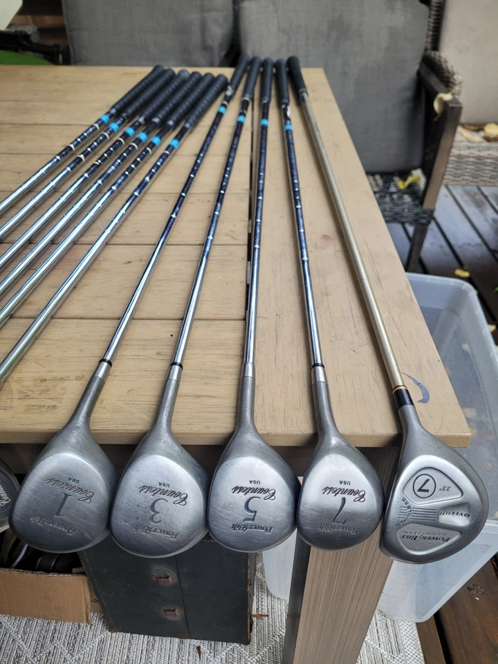 PowerBilt Golf Club Set Woods 1,3,5,7 & Overzide #7 Wood + Irons 3,5,6,7,8,PW - Image 3 of 4