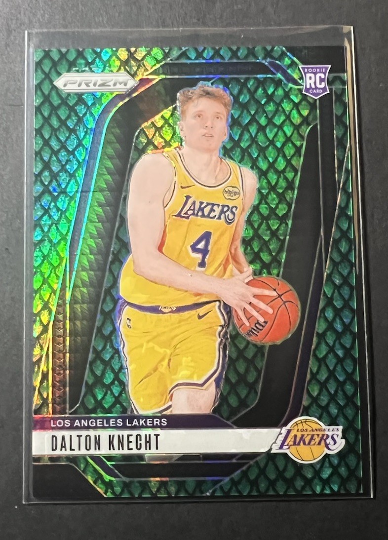 2024-25 Panini Prizm Dalton Knecht #238 Jade Dragon Scale Prizm /48 (RC)