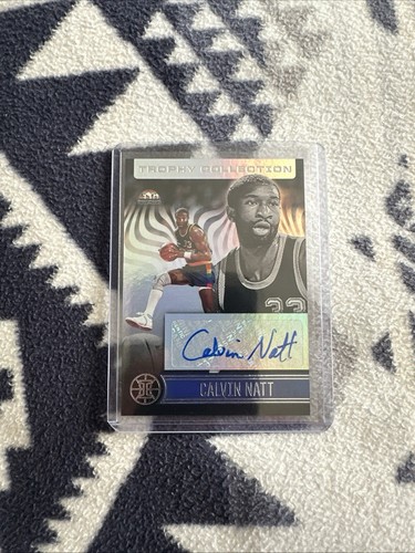 CALVIN NATT 2020-21 ILLUSIONS TROPHY COLLECTION AUTOGRAPH AUTO - MINT