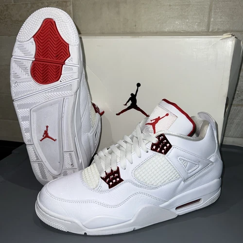 Size 10.5 - Air Jordan 4 Retro Red Metallic
