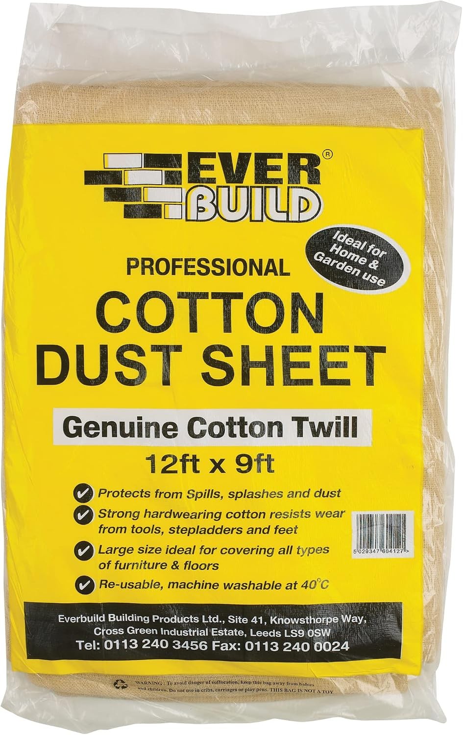 Everbuild DUST Cotton Sheet 3.6 x 2.7m - Image 10