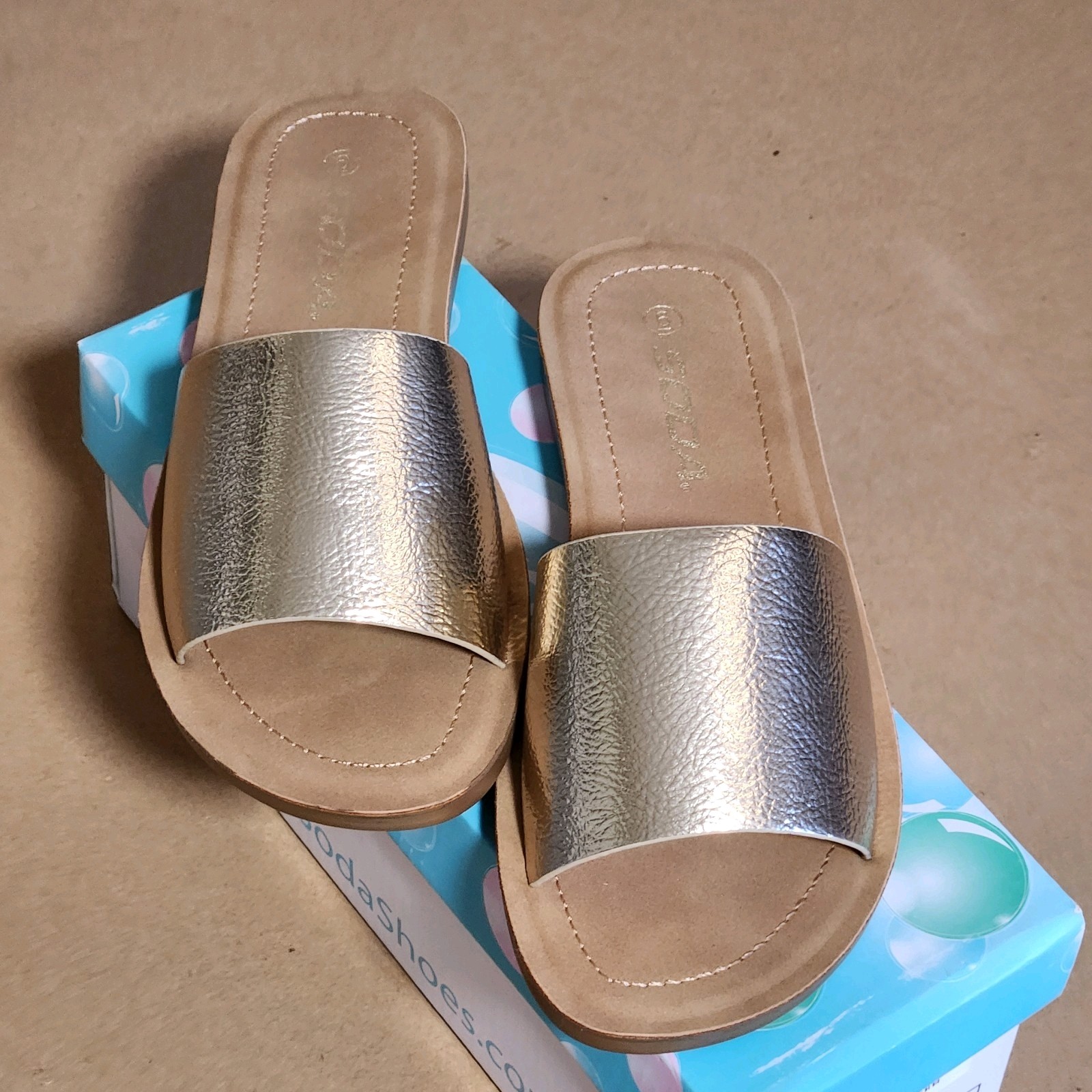 PANTOFOLA D’ORO Scarpe Soda nuove con scatola donna infradito basic ciabatte semplici taglia 6