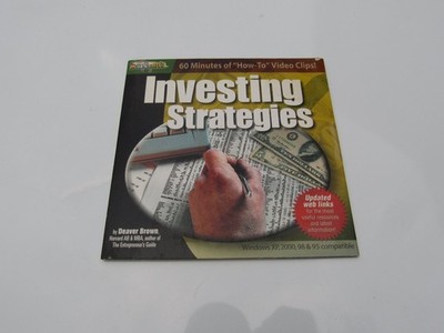 Simply Media Investing Strategies CD-ROM 1999 Windows XP 2000 98 95 Software