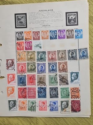Lot Briefmarken Jugoslawien 100+   Serbien Klassik, Königreich SHS,