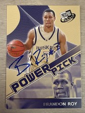 2006 Press Pass Brandon Roy Signed Autographed Rookie Card Washington Blazers. rookie card picture