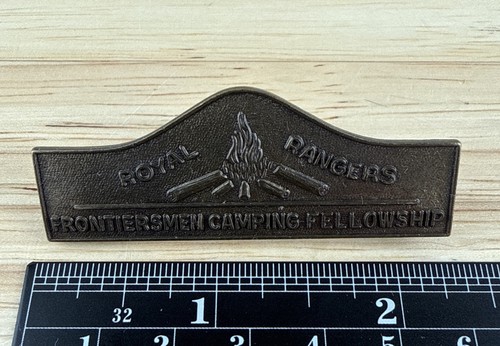 Royal Rangers Frontiersman Camping Fellowship Badge Emblem Lapel Pin