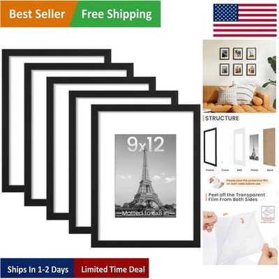 Lightweight Durable 9x12 Photo Frame Set - Perfect for Gifting & Decor