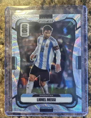 LIONEL MESSI 2026 Prizm FIFA World Cup World Cup Silver Wave Argentina #10