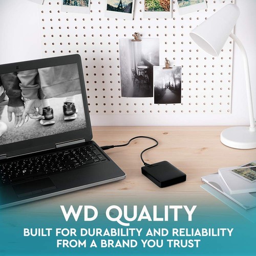4TB Elements Portable External Hard Drive - USB 3.0 - WDBU6Y0040BBK-WESN (Ren... - 第 6/7 張圖片