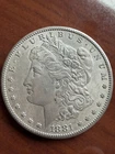 1881-S $1 Morgan Silver Dollar About uncirculated condition